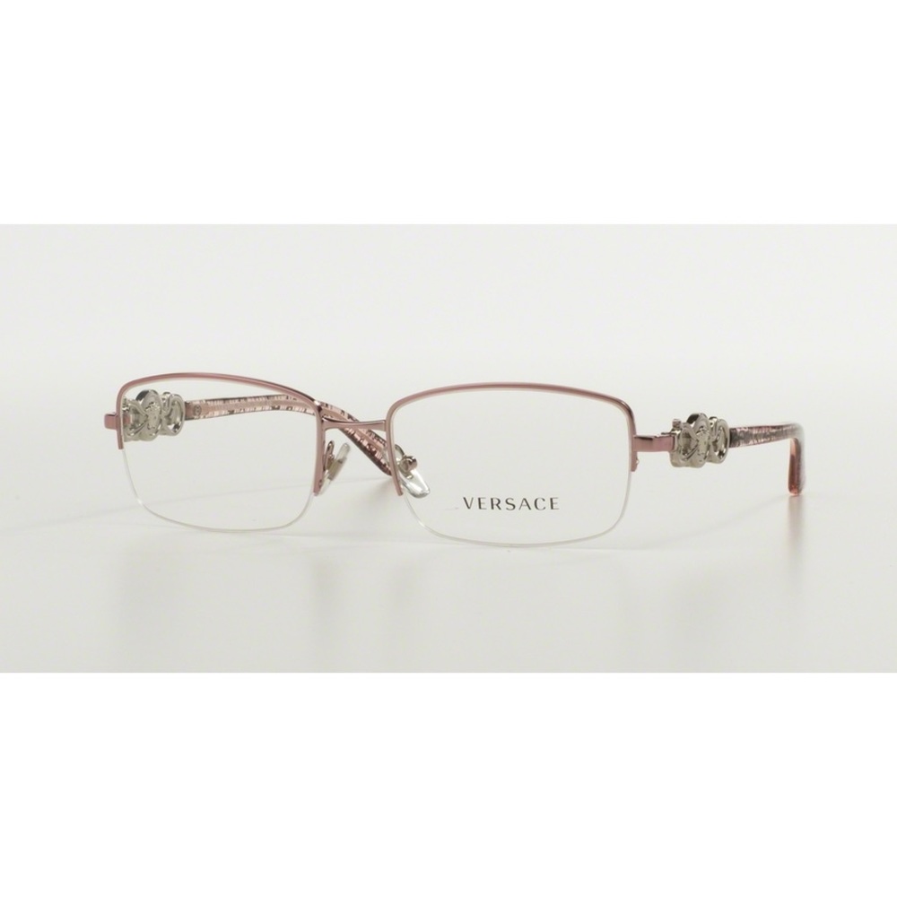 🌀Versace VE1199 Metal Frame Rose Gold Eyeglasses